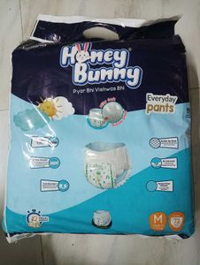 Honey Bunny Baby Diaper Pants - Size M (60 Pcs Lef