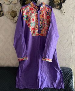 Navratri Vibrant Embroidered Kurta