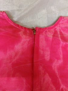 Vibrant Pink Embellished Ethnic Skirt