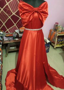 Stunning Red Bow Gown