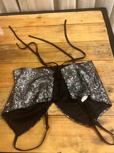 Brand New KOOVS Sequin Strappy Top