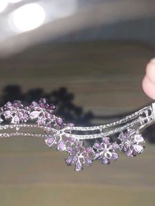 Silver-Plated Floral Bracelet📿