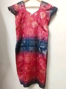 New Beautiful Kanjivaram Silk Kurti