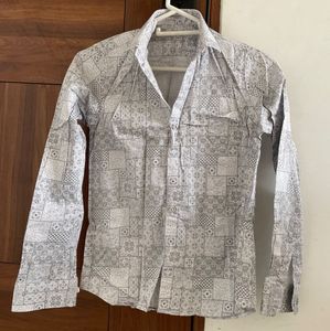 Boys Printed Long Sleeve Shirt