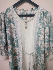Floral Print Kurta