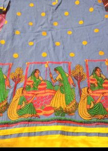 Vibrant Folk Art kurta