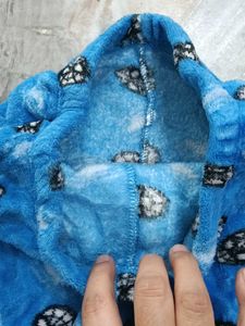 Boys Cozy Blue Print Pajama Pants