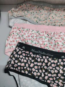 Floral Print Panties - Pack of 3