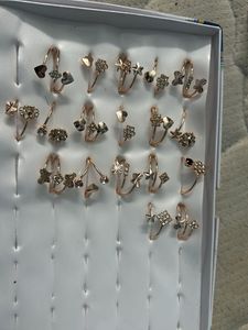 Toe Ring Set of 10: Sparkling Styles for coins