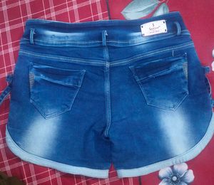 Stylish Blue Denim Shorts