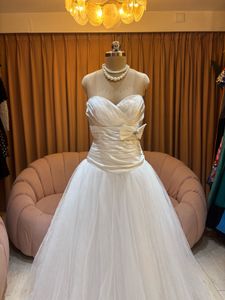 Strapless White Bridal Gown