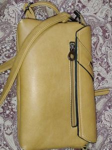 Stylish Tan Crossbody Bag