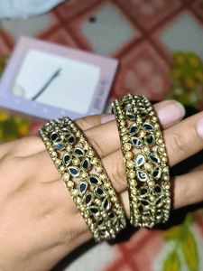Exquisite Mirror Work Bangles Set