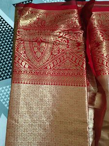 Silk Saree with Gold Zari Work