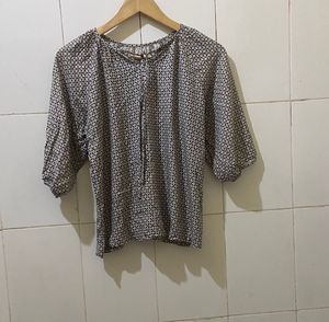 Embroidered Blue Shirt