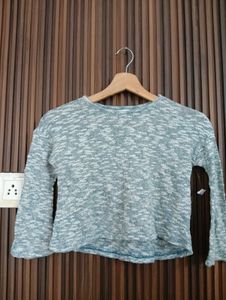 Cozy Marled Knit Sweater Top