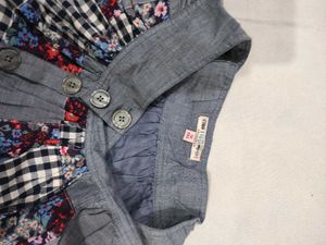 Boho Patchwork Mini Skirt