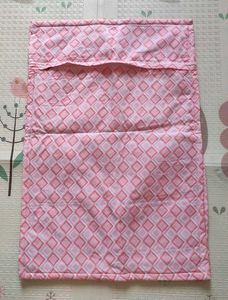 Pink Quilted pillow Cover