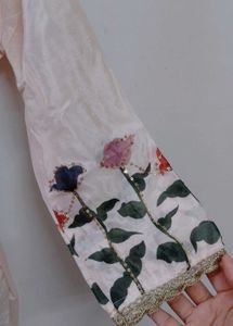 Floral Print Kurta Set with Dupatta