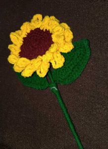 Crocheted Sunflower Bouquet