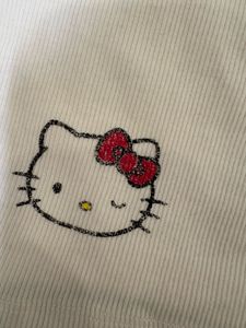 H&amp;M Printed Hello Kitty Jersey Top