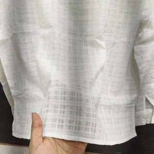 White Pocketed Shirt