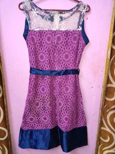 🎀SALE🎀Chic Purple Lace Dress