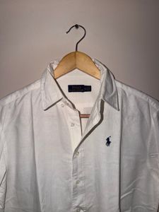 Ralph Lauren 100% Linen White Shirt