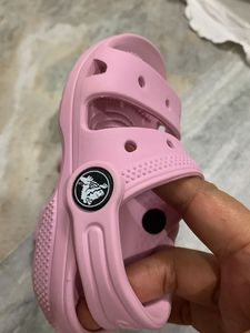Pink Crocs Sandals