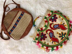 2 ethnic bags