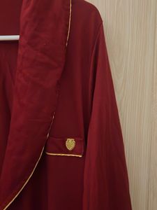 Cozy Burgundy Robe