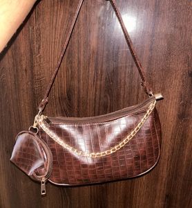 Brown Shoulder Bag