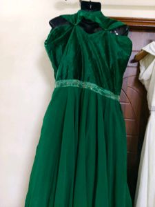 Beautiful Emerald Green Saree