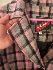 Chic Plaid Belted Jacket