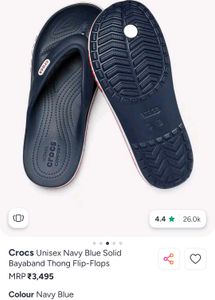 Crocs Flip-Flops Navy Blue