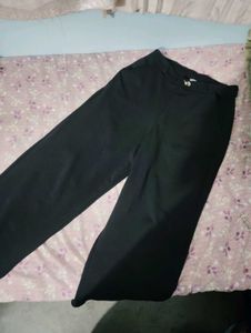 Classic Black Wide-Leg Pants