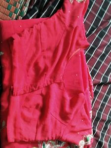 Stone Work Saree Only No Blouse/no Return/no Refun
