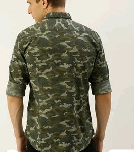 Best fitting Flying Machine Camouflage Print Shirt