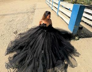 Stunning Black Ball Gown