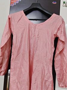 Pink Silk Kurta