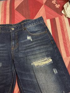 Distressed Denim Jeans