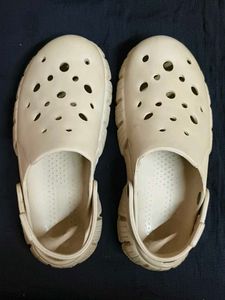 Comfortable Beige Clogs - Size 9