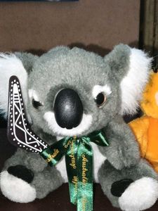 combo of Koala Plush with Garfield(good condition