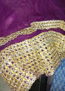 Net Lehnga with long kurta