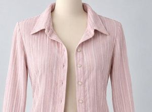 Chic Pink Striped Button-Up Shirt | Lee Cooper