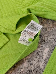 H&amp;M DIVIDED Green Cropped Cardigan