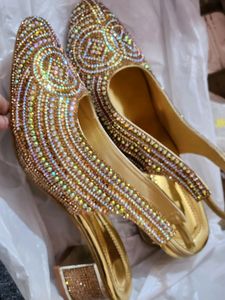 Gold Bridal Footwear
