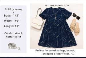 💙 Midnight Sapphire Breeze Elegant dress