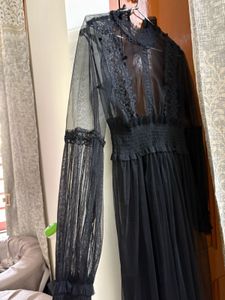 Elegant Black Lace Gown