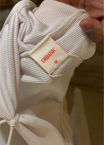 Y2K cut out Style White Top